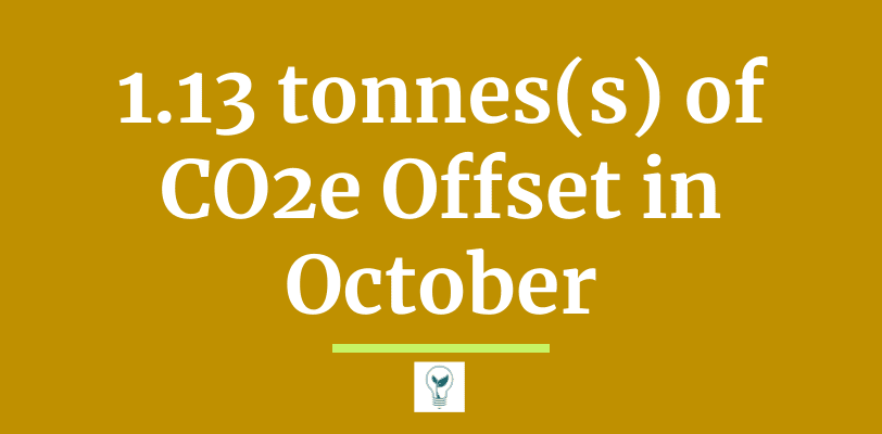 My Carbon Offset for October 2022
